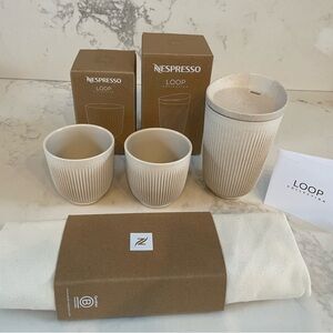 Nespresso Loop Collection Mug Set - Travel Mug and tote